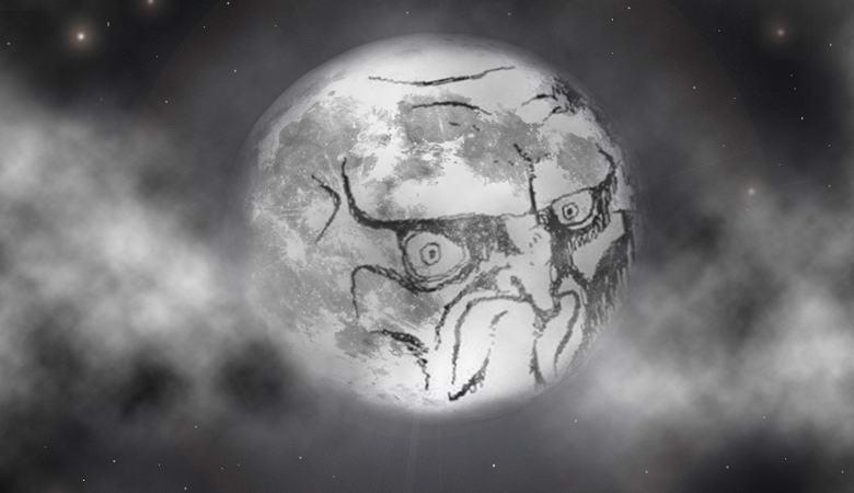 На Луне заметили «лицо гуманоида»