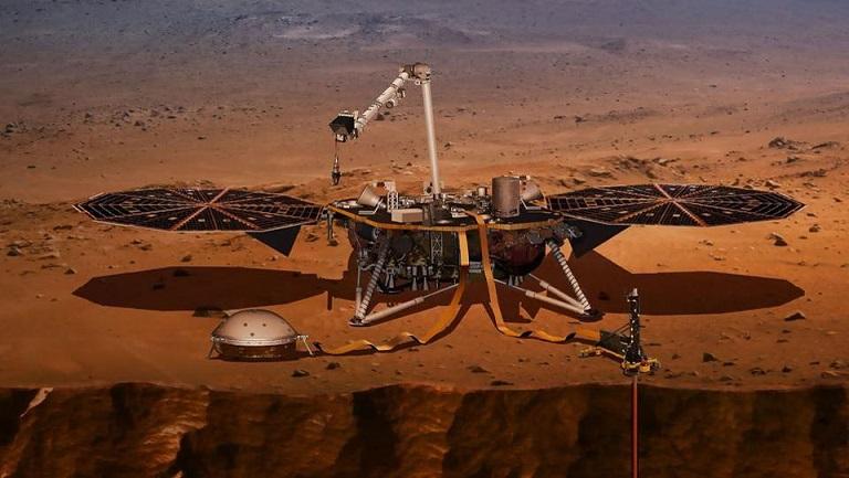 Космический аппарат NASA InSight сегодня сядет на Марс