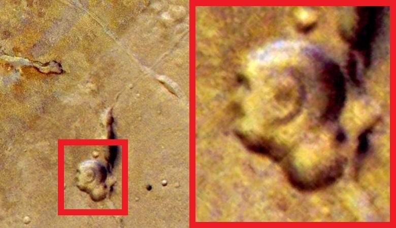 На Марсе нашли отчетливое изображение «Будды»