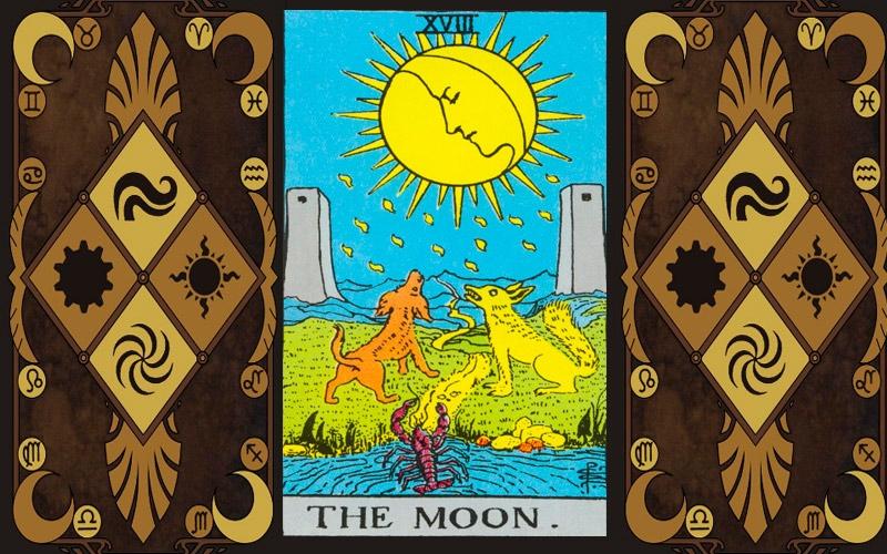 Старший Аркан Таро Луна: символизм, истолкование в правильной и неправильной форме