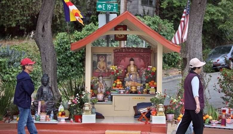 Статуя Будды в Окленде снизила местные показатели преступности на 82 процента