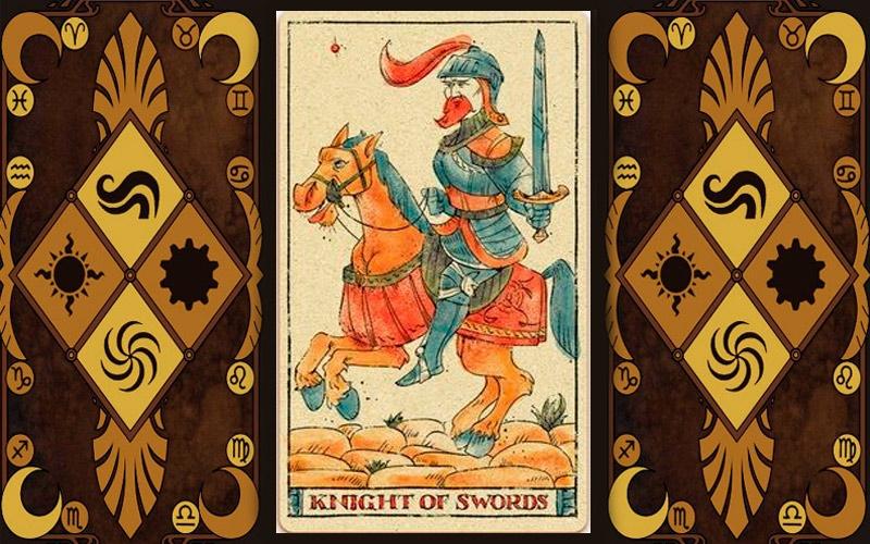 Младший Аркан Таро Рыцарь Мечей: символизм, истолкование в правильной и неправильной форме