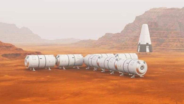 Пылеулавливающая фабрика для освоения Марса