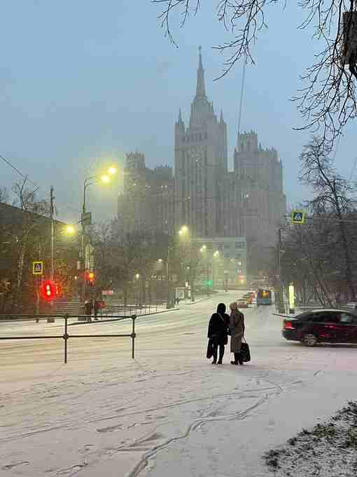 Снег в Москве Фото: alex_prosekov