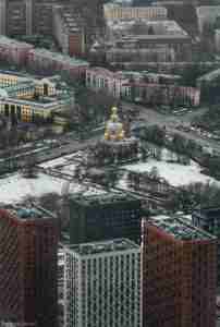 Вид со смотровой Москва-Сити башня Око Tatiana Sirius
