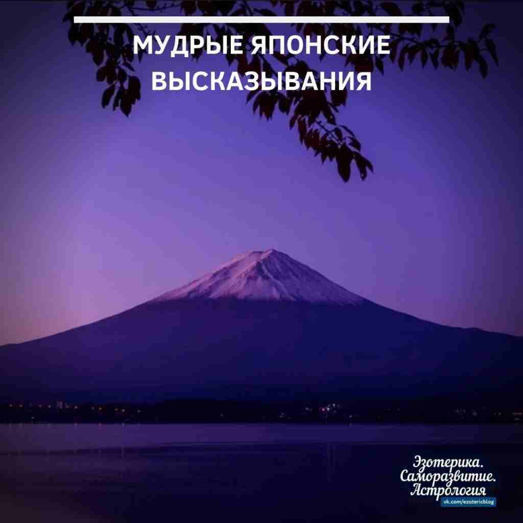 Мудрые японские высказывания 1. Не задерживай уходящего, не прогоняй пришедшего. 2. Никто не спотыкается,…