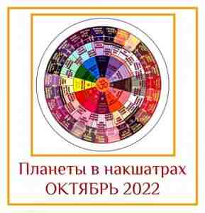 Планеты в накшатрах Октябрь 2022 года До 23 октября Сатурн ретроградный в знаке Козерога….