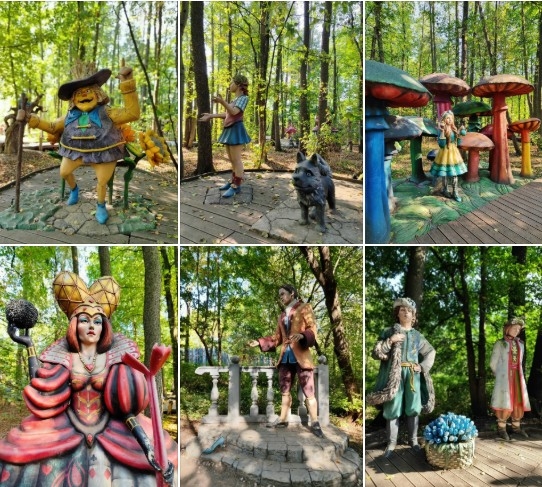 Тропа сказок в парке «Кузьминки» «На «Тропе Сказок» расположено 65 скульптур героев из всеми…