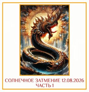 12 августа 2026 года нас ждет полное Солнечное затмение в знаке Рака в накшатре…
