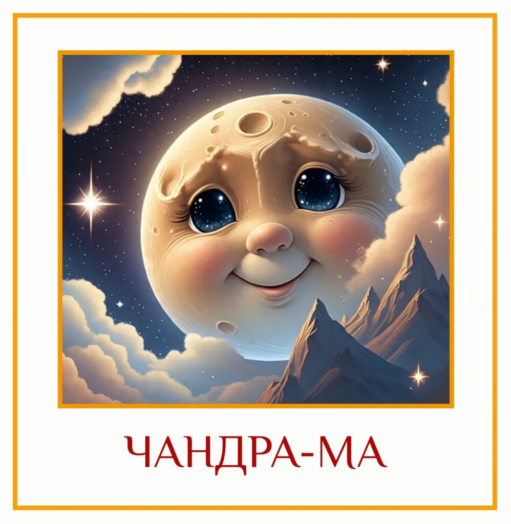 ЧАНДРА-МА Чандрама/Луна — Космическая Мать, самая мягкая планета, водная планета, карака нашего ума (чувств),…