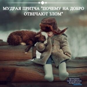 Мудрая притча «Почему на добро отвечают злом» Так бывает почти со всеми, когда ты…